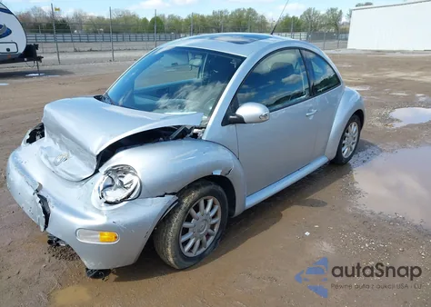 2004 Volkswagen New Beetle Gls 2.0L z USA, uszkodzony, nr VIN 3VWCK31CX4M417384